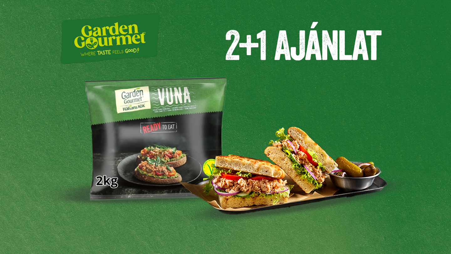 Garden Gourmet Vuna 2+1 ajánlat