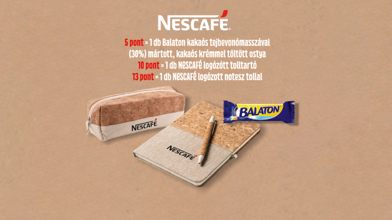 Nescafé pontgyűjtő promóció