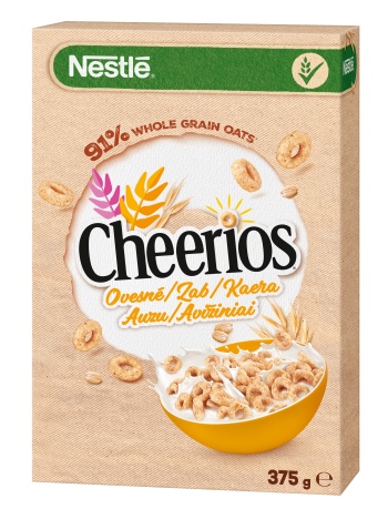 NESTLE CHEERIOS OAT-  Ropogós zabkarika vitaminokkal és ásványi anyagokkal 375g