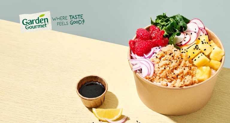 Aloha Poké bowl recept Garden Gourmet Vuna