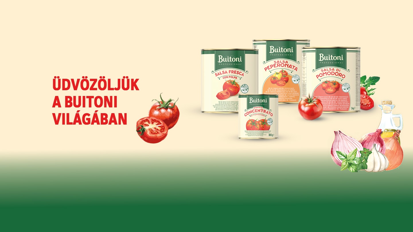 Buitoni paradicsomszószok professzionális konyhákba